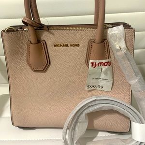 MK Pink Accordian handbag